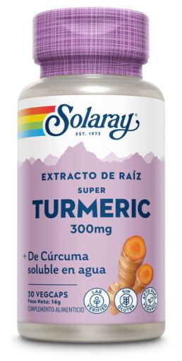 Solaray Super Turmeric 30 Vegetable Capsules
