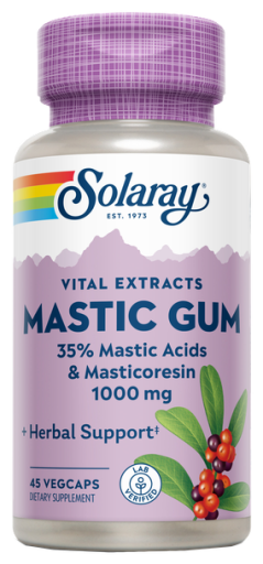 Solaray Mastic Gum 500 mg 45 Vegetable Capsules