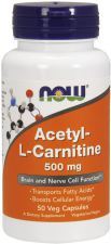 Acetyl L-Carnitine 500 mg Veggie Capsules