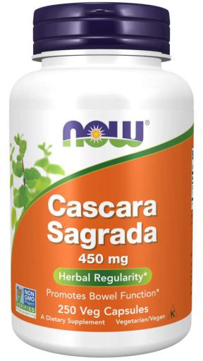 Cascara Sagrada 450 mg Vegetable Capsules