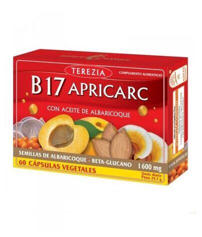 B17 Apricarc con Aceite de Albaricoque 60 Cápsulas Vegetales