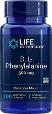 D, L-Phenylalanine 500 mg 100 Vegetable Capsules D, L-Phenylalanine 500 mg 100 Vegetable Capsules