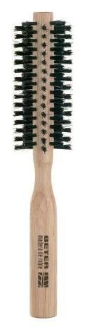 Oak wood round brush, mixed bristles, 61mm diam.