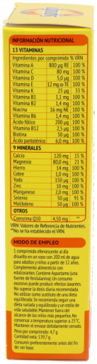 Energy effervescent tablets
