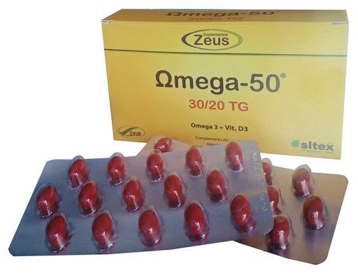 Suplementos Zeus Omega 50 30/20 Tg 30 Capsules