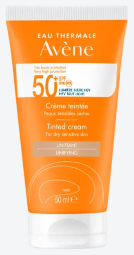 Tinted Sunscreen Cream SPF50+ for Dry and Sensitive Skin 50 ml