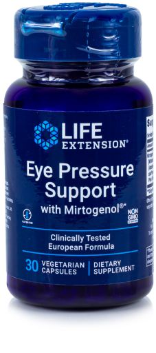 Eye Pressure Support with Mirtogenol 30 vegetable Capsules
