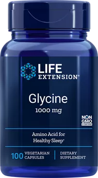 Glycine 1000 mg 100 Vegetable Capsules
