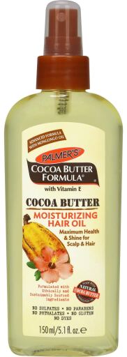 Cocoa Butter Formula Moisturizing Hair Oil 150 ml