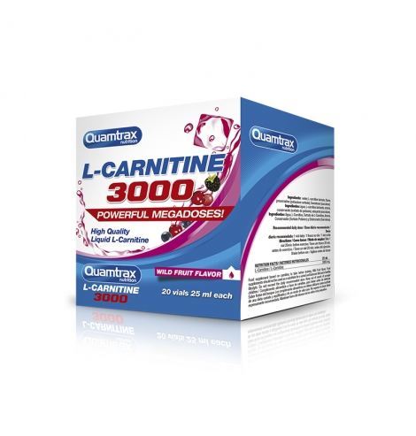 L Carnitine 3000 20 Vials x 25 ml