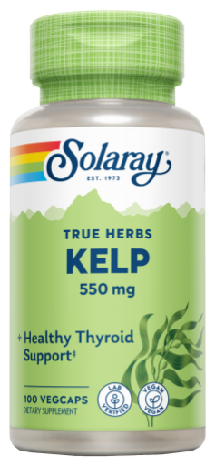 Solaray Kelp 550mg 100 Vegan Capsules