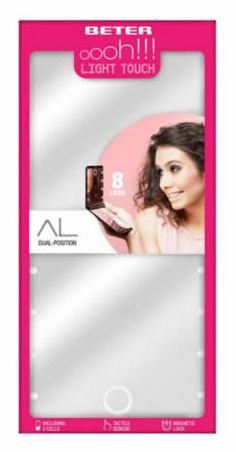 Double Compact Mirror with 8 LED lights Oooh! Light Touch