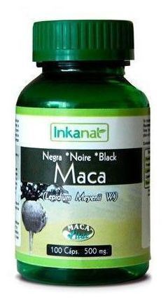 Inkanatura Organic Black Maca 100x500 mg