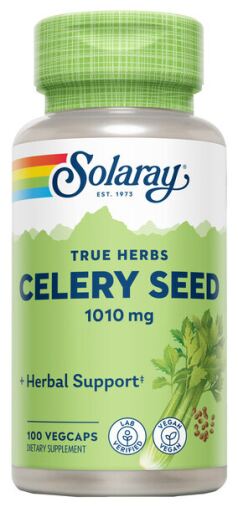 Solaray Celery Seed 505 mg 100 Vegetable Capsules