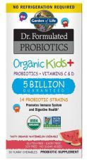 Dr Formulated Probiotics Organic Kids+ 3 chewables