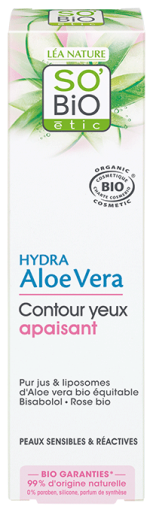 SO'BiO &eacute;tic Bisabolol & Aloe Vera Bio Soothing Eye Contour 15 ml