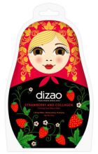 Black Facial Firming Mask with Strawberry and Collagen 25 gr