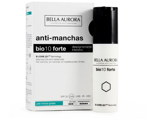 Bella Aurora Bio10 Forte Anti-Dark Spot Treatment Combination Oily Skin SPF 20 30 ml