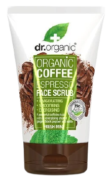 Organic Expresso Coffee and Fresh Mint Facial Scrub 125 ml