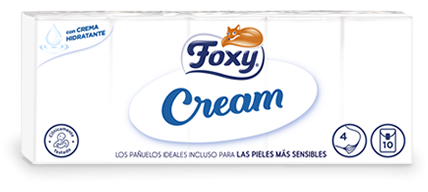 Foxy Cream Facial Tissues Sensitive Skins 75 units