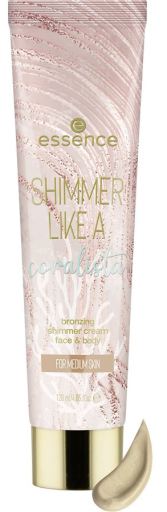 Shimmer Like A Coralista Illuminating Bronzing Cream Face and Body 120 ml