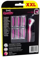 Quattro for Women xxl Shaver+Charger 6 units