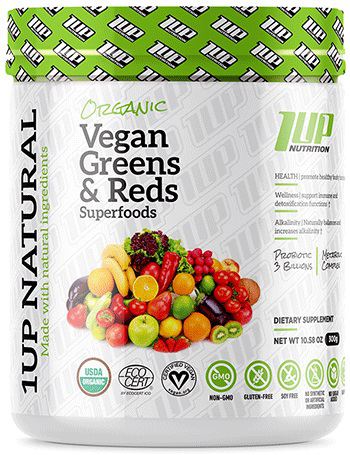 Organic Vegan Greens & Reds Superfoods 300 g