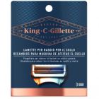 King Replacement Shaving Blades Neck 3 units