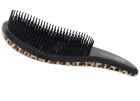 Tangle Free Hair Brush Black with Leopard Brown