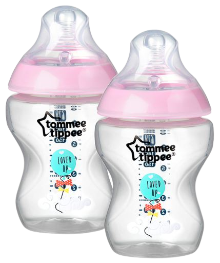 Closer to Nature Baby Bottle Set 2 x 260 ml