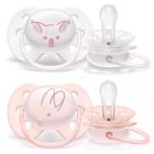 Decorated Ultra soft Pacifier Set 2 units