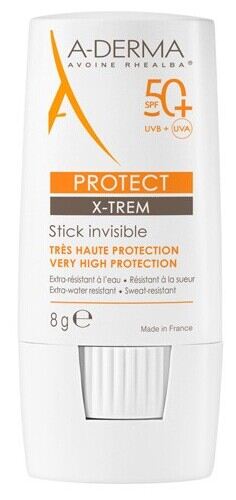 A-DERMA Protect X-Trem Invisible Solar Stick SPF 50 8 gr