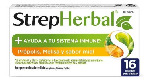 Propolis and Lemon Balm Honey Flavor 16 Lozenges