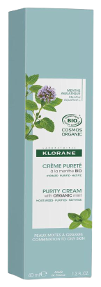Organic Aquatic Mint and Clay Purifying Cream 40 gr