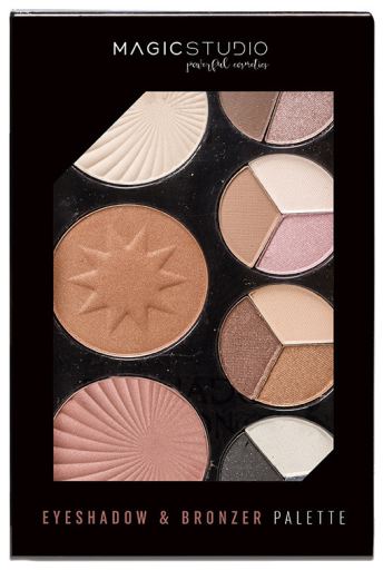 Magic Studio Shadow and Bronzer Palette 23 gr
