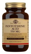 Pantothenic Acid 550 mg 50 vcaps