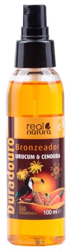 Real Natura Urucum Bronzeador Urucum & Cenoura Lsf15 200ml Real Natura
