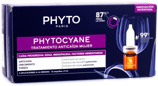 Phytocyane Anti-Hair Loss Treatment for Women 12 x 5 ml