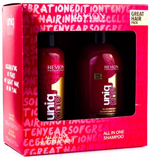 All In One Shampoo Set 230 ml + Uniq One Treatment 150 ml