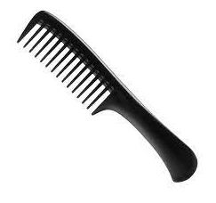 Black Wide Spike Scarpidor Comb