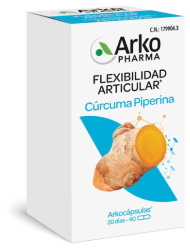 Arkocapsules Turmeric Piperine 40 Capsules