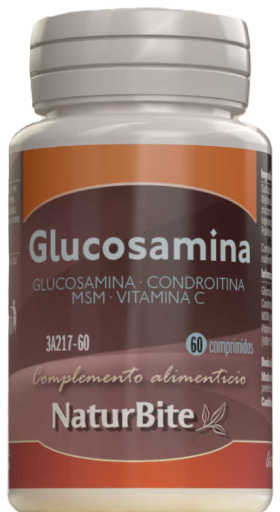 Naturbite Glucosamine Chondroitin Msm Vitamin C 60 Tablets