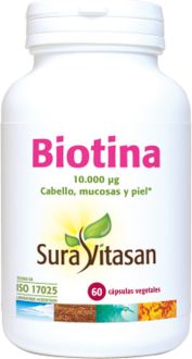 Biotin 10,000 &micro;g 60 Capsules