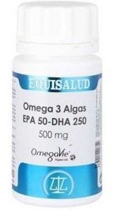 Equisalud Omega 3 Algae Epa50-Dha250 500 mg 40 Pearls