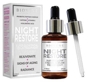 Night Restore Super Glow Facial Serum Treatment 30ml