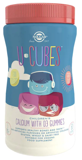 U-Cubes Calcium and Vitamin D3 Children +3 Years 60 gummies