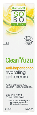 Clean Yuzu Anti Imperfection Moisturizing Gel Cream 40 ml