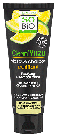 Clean Yuzu Purifying Charcoal Facial Mask 75 ml