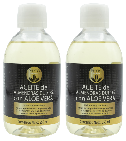 Almond Oil with Aloe Vera 2 x 250 ml