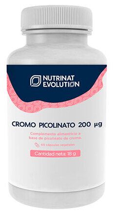 Nutrinat Evolution Chromium Picolinate 200 Mg 60 Vegetable Capsules